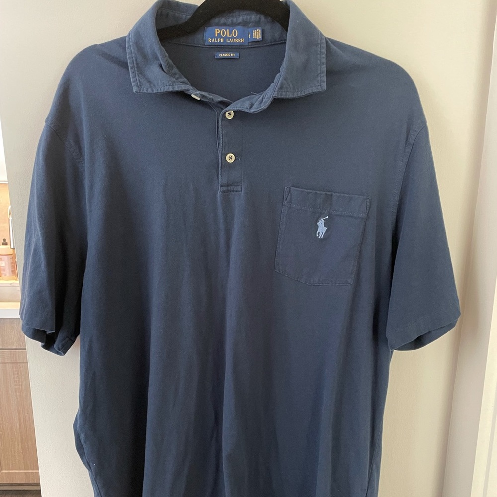 Blue polo
